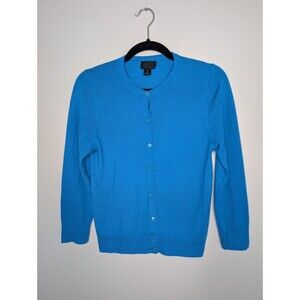 J.Crew Cashmere Cardigan Medium Three Quarter Sleeves